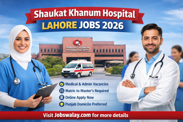 Shaukat Khanum Hospital Lahore Jobs 2026 | Apply Online For Medical Consultants and Nurses